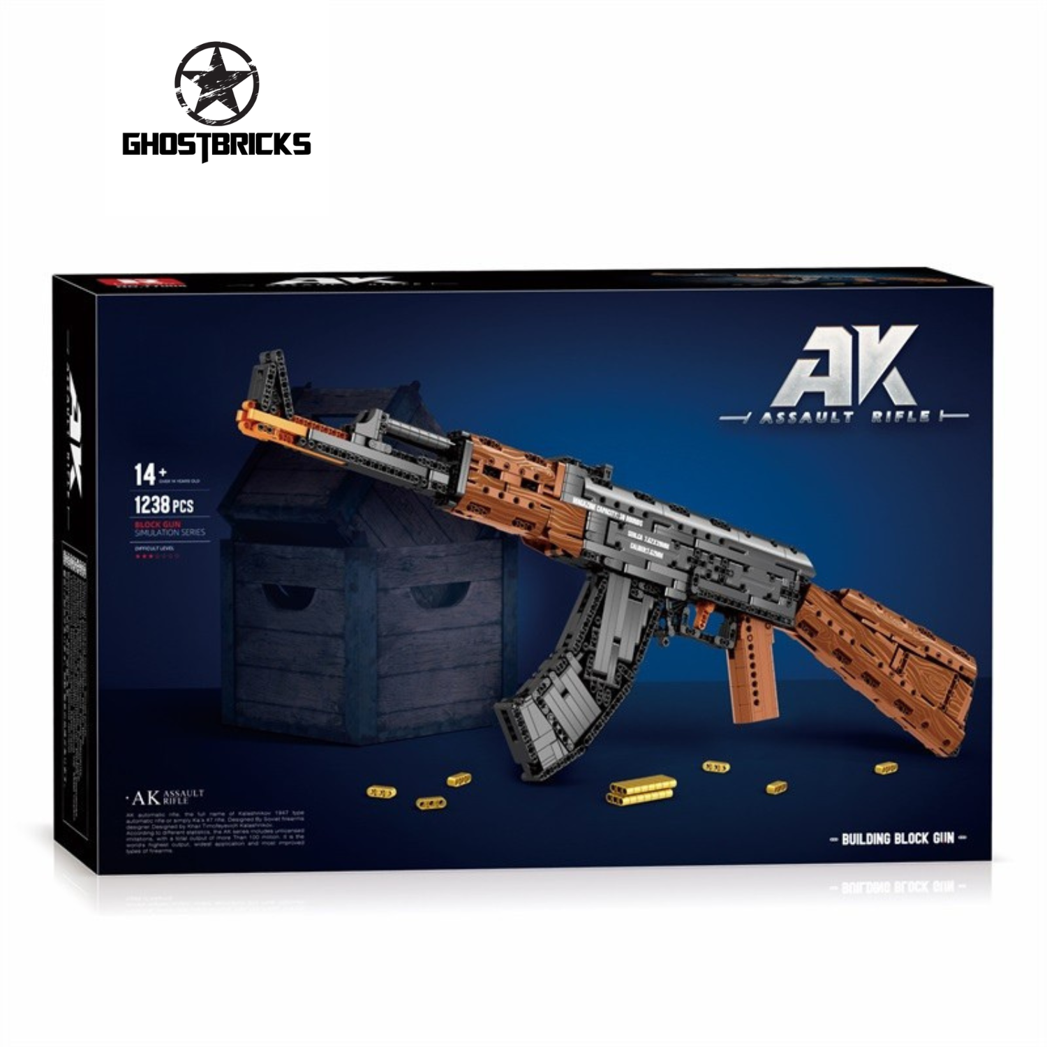 AK-47 - 1238 Pieces – GhostBricksUS